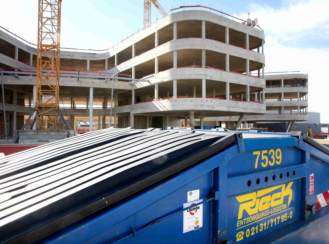 Die Großbaustelle der SMS group in Mönchengladbach.