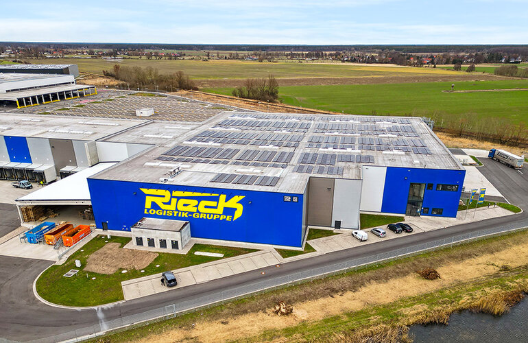 Ein Unternehmensgebäude von Rieck in Berlin.